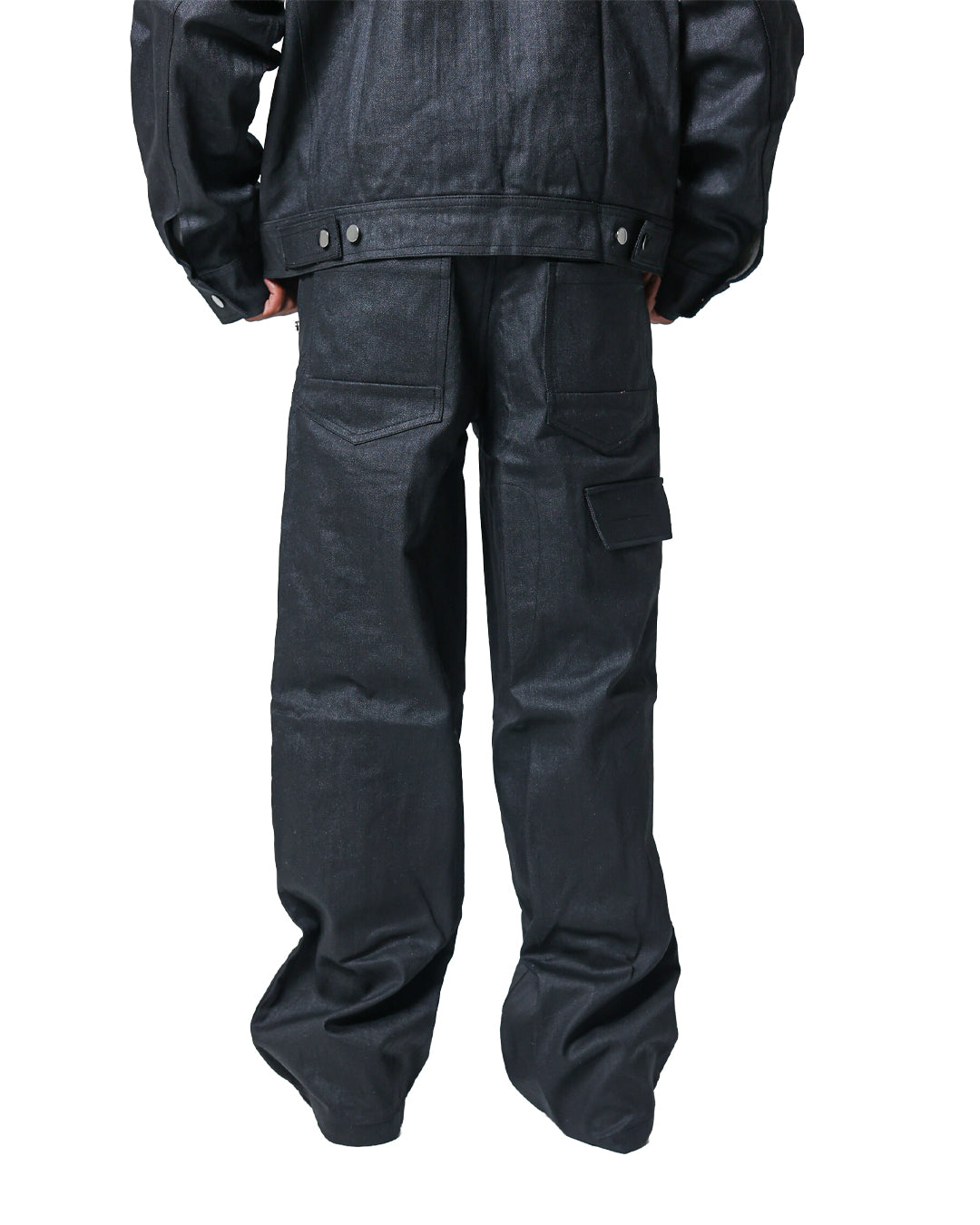 Waxed Denim Jeans